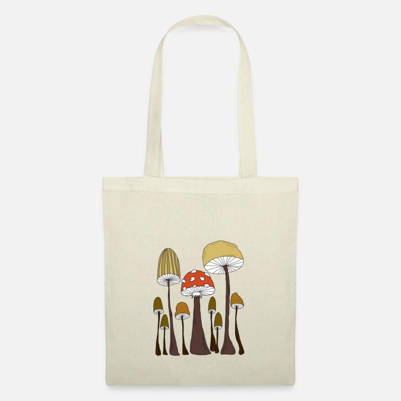 Mushrooms - Stoffbeutel - Natur