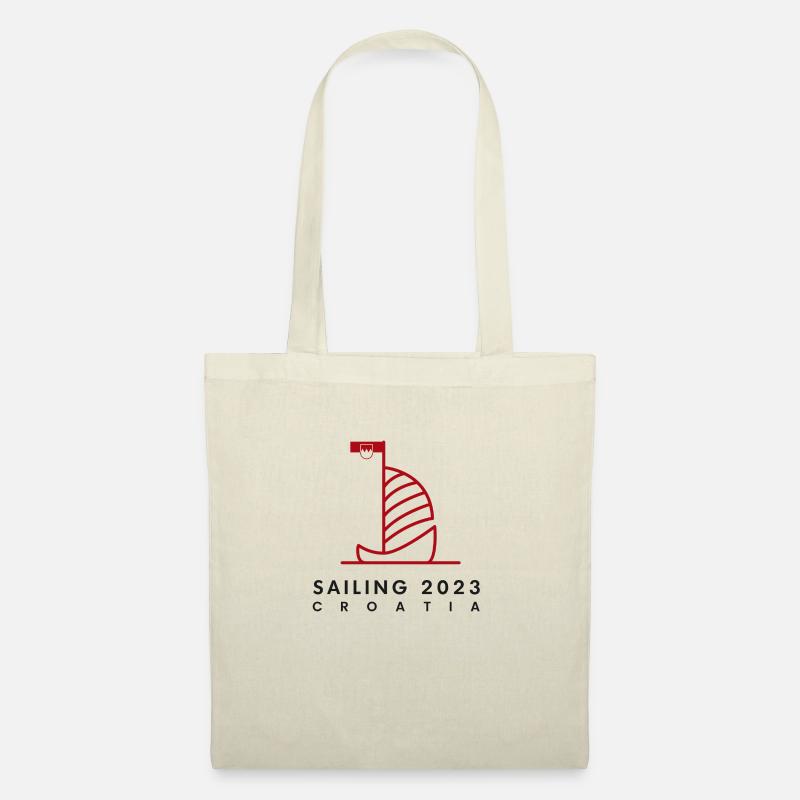 Sailing Croatia 2023 - Stoffbeutel - Natur