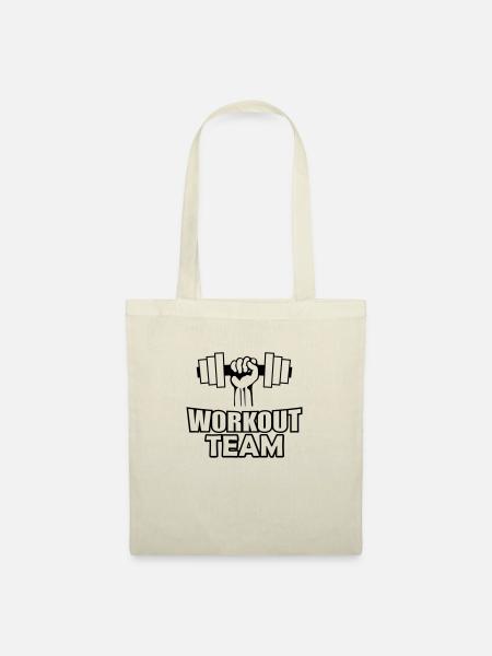 workout team - Stoffbeutel - Natur