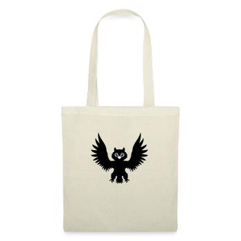 Owl Bird Eagle Owl Night Bird Raven Black Flying Cool - Tote Bag - nature - Front
