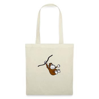 singe - Sac en tissu - nature - Devant