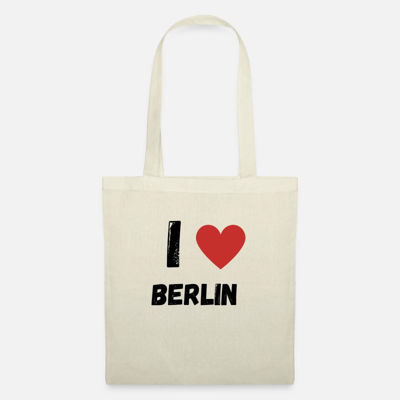 I Love Berlin - Stoffbeutel - Natur