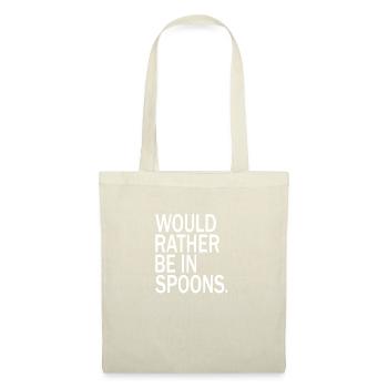 Wetherspoons Design: Would Rather Be In Spoons - Tote Bag - nature - Front