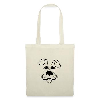 Amour de chien - Sac en tissu - nature - Devant