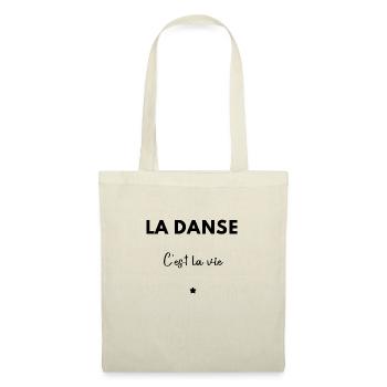 La danse c’est la vie - Sac en tissu - nature - Devant