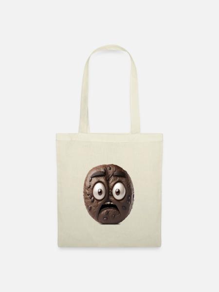 Grumpy Coffee Bean - Stoffbeutel - Natur