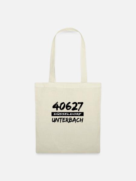 40627 Düsseldorf Unterbach Postleitzahl Tshirt - Stoffbeutel - Natur