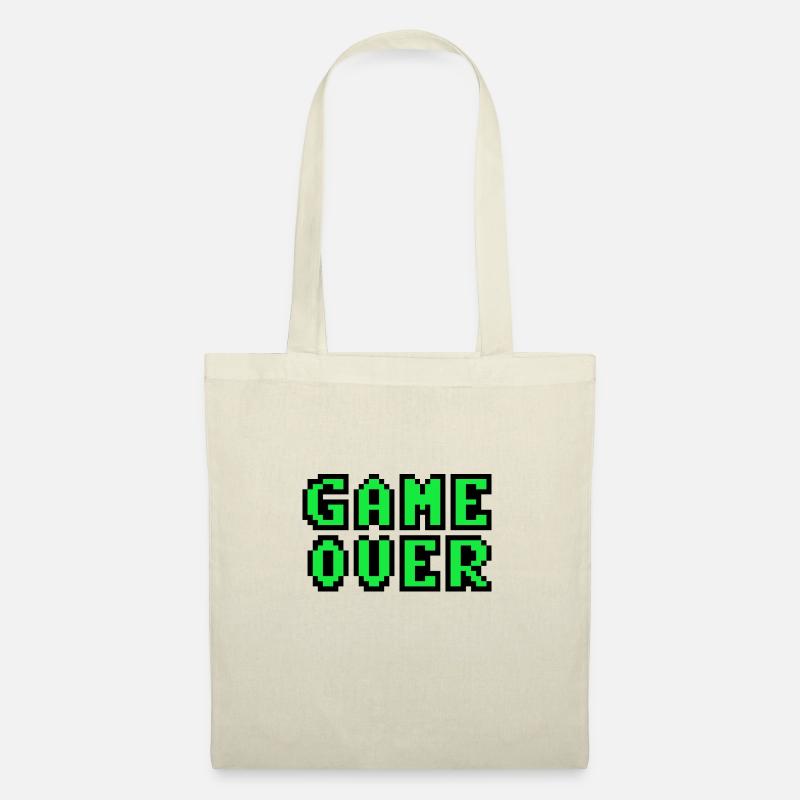 Game Over retrogaming vintage pixels - Tote Bag - nature