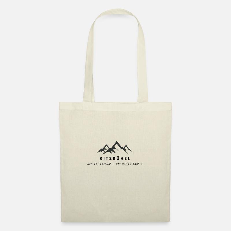 Minimalistisches Kitzbühel-Logo - Stoffbeutel - Natur