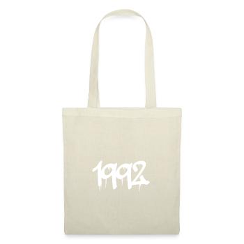 Logo de 1992 Année 92 Graffiti - Sac en tissu - nature - Devant