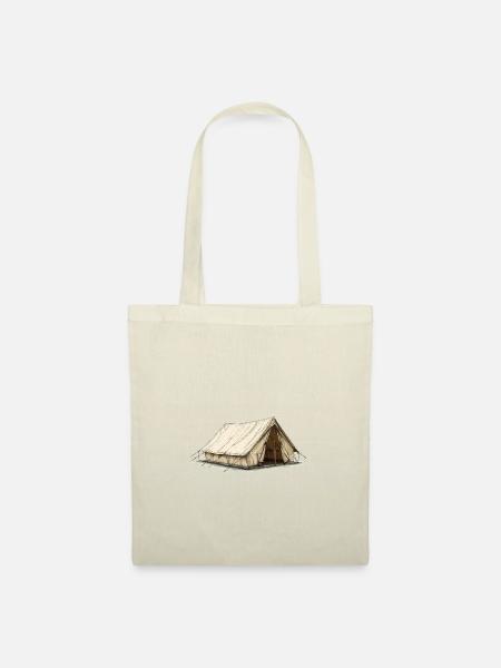 Klassisches A-Frame Zelt - Stoffbeutel - Natur