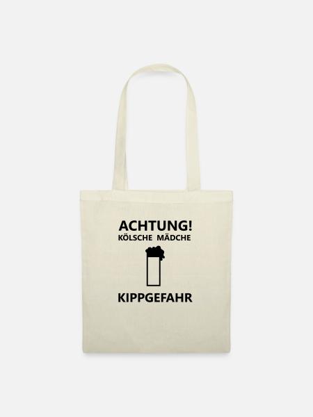 Kölsche Mädche - Stoffbeutel - Natur