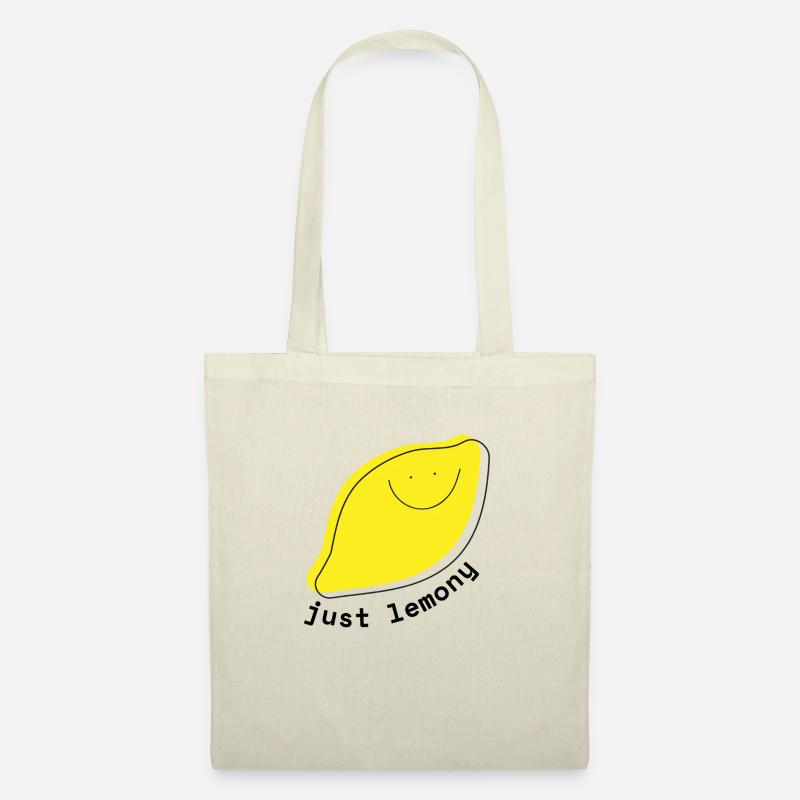Just Lemony: Be as happy as this lemon - Tote Bag - nature