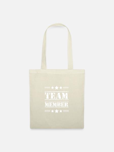 Team Member Stempel - Stoffbeutel - Natur