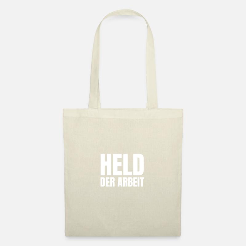 Held der Arbeit - Stoffbeutel - Natur