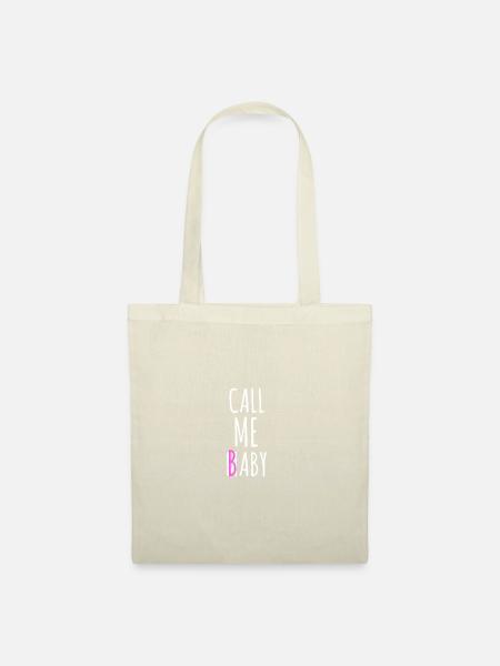 Call me Baby - Stoffbeutel - Natur