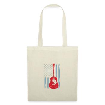 | de guitare DU drapeau des États-Unis Guitare - Sac en tissu - nature - Devant
