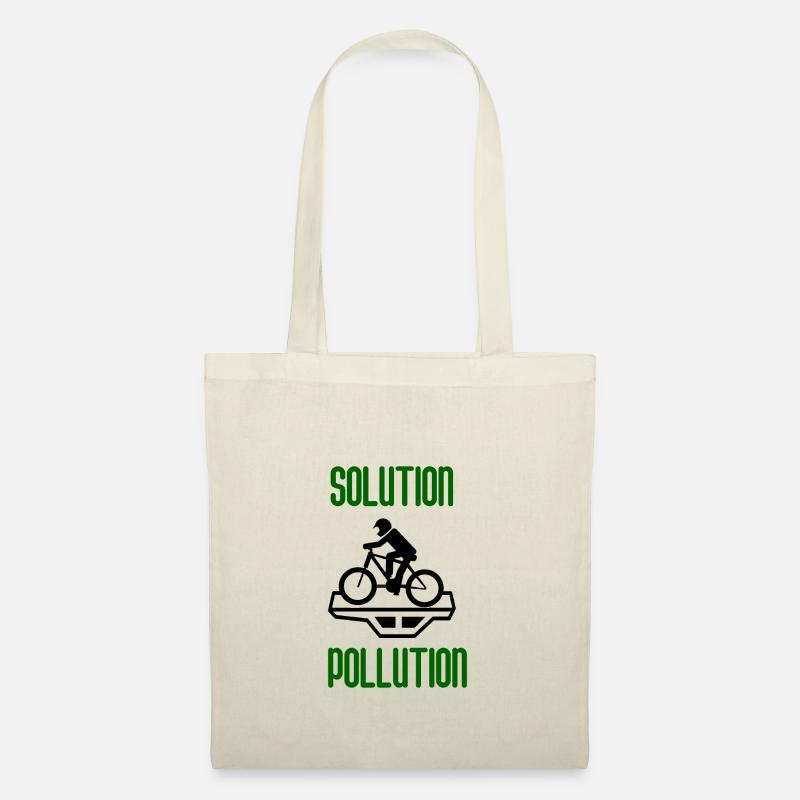 Solution Pollution Idée Cadeau Pour Les Ecolos - Sac en tissu - nature