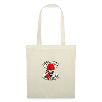Pirate Grumpy - Halloween effrayant - Sac en tissu - nature - Devant