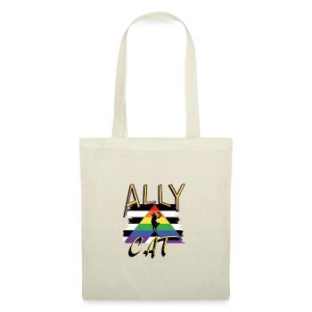 LGBT Straight Ally Cat Gay Pride Supporter - Stoffbeutel - Natur - Vorne