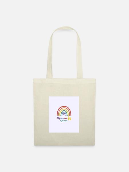 rainbow - Stoffbeutel - Natur