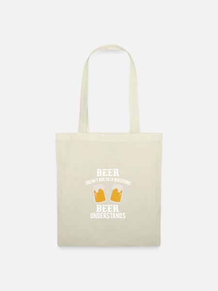 Bier Spruch - Stoffbeutel - Natur