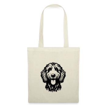 Goldendoodle Drawing Head - Tote Bag - nature - Front