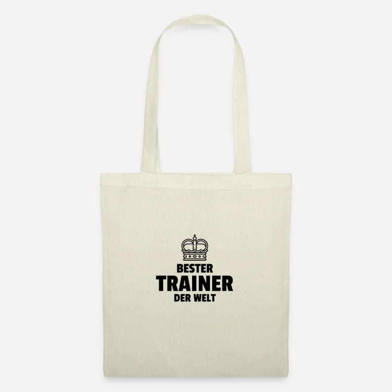 Bester Trainer Der Welt - Stoffbeutel - Natur