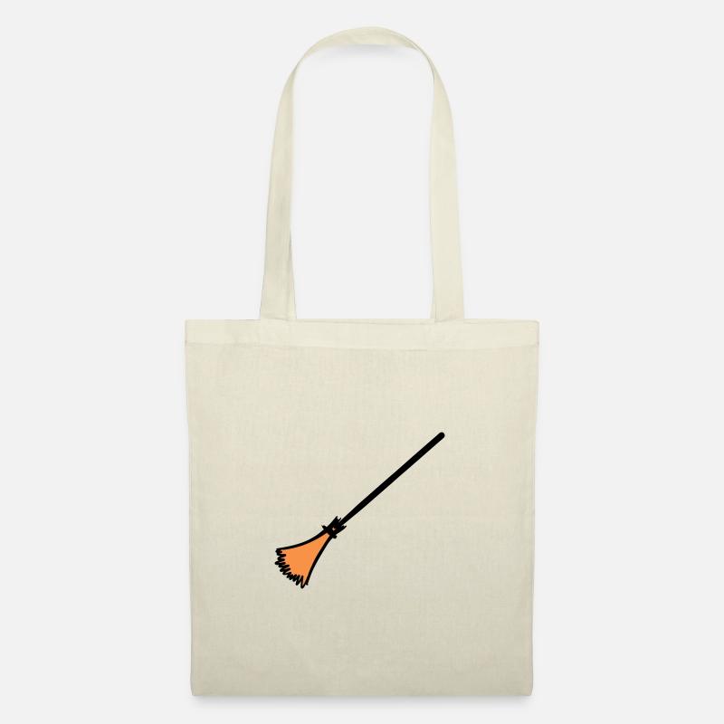 Broom, hand-drawn: cleaning lady, garbage man. - Tote Bag - nature