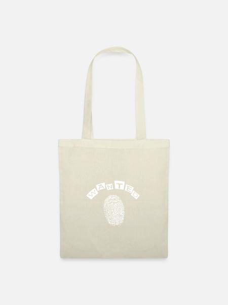 Wanted Fingerprint - Stoffbeutel - Natur