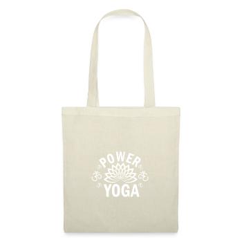 Power Yoga Energie Sport Spruch Spiritual Love Nam - Stoffbeutel - Natur - Vorne