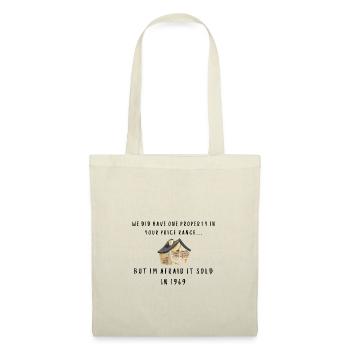 Funny Estate Agent Realtor Image Price Range - Tote Bag - nature - Front