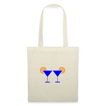 Cocktail Icon - Stoffbeutel - Natur - Vorne