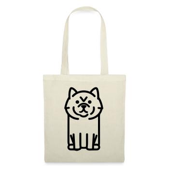 Chien - Sac en tissu - nature - Devant