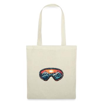 Lunettes de ski Montagnes Ski - Sac en tissu - nature - Devant