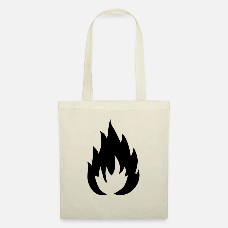 Flamme - Stoffbeutel - Natur