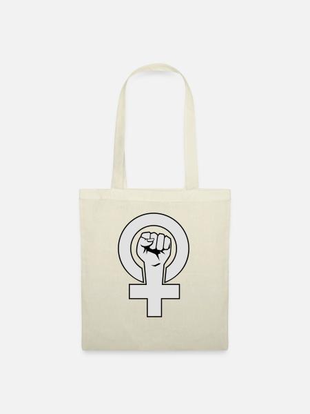 Feminist - Feministin - Stoffbeutel - Natur