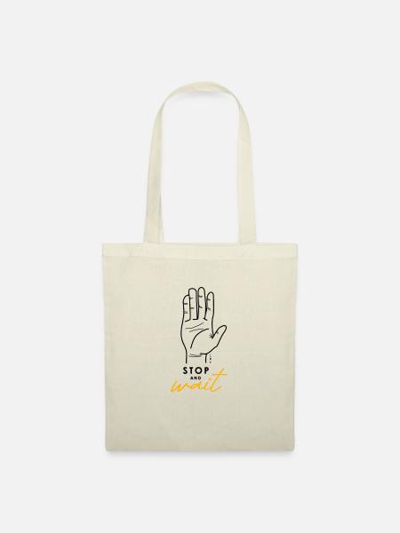 Talk to the hand - Stoffbeutel - Natur