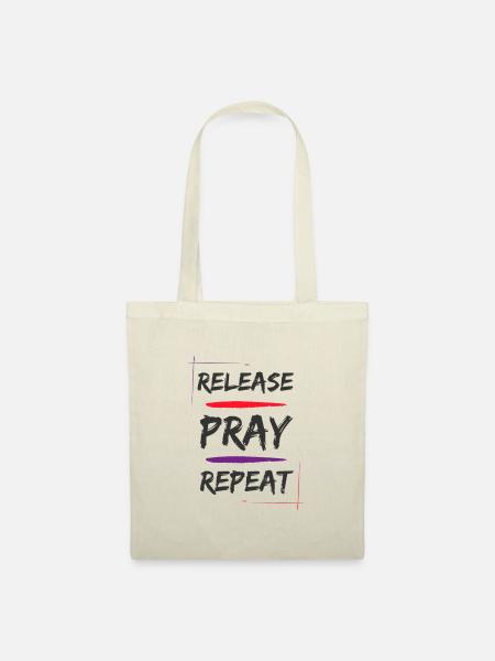 Release Pray Repeat - Stoffbeutel - Natur