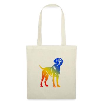 Labrador Hund Bunt - Stoffbeutel - Natur - Vorne