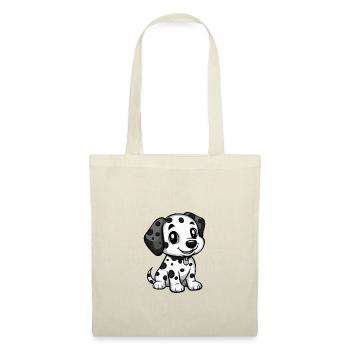 Dalmatien Chien Bande Dessinée Mignon - Sac en tissu - nature - Devant