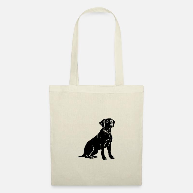 Labrador Hund - Stoffbeutel - Natur