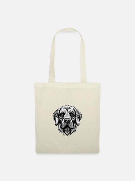 Kangal Hund Portrait - Stoffbeutel - Natur