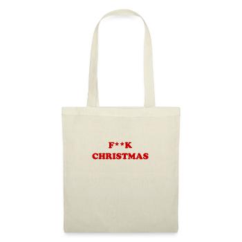 F**K Weihnachten - Stoffbeutel - Natur - Vorne