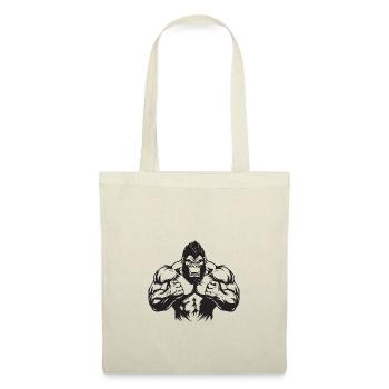 Gymnase d’entraînement Gorilla Muscles - Sac en tissu - nature - Devant