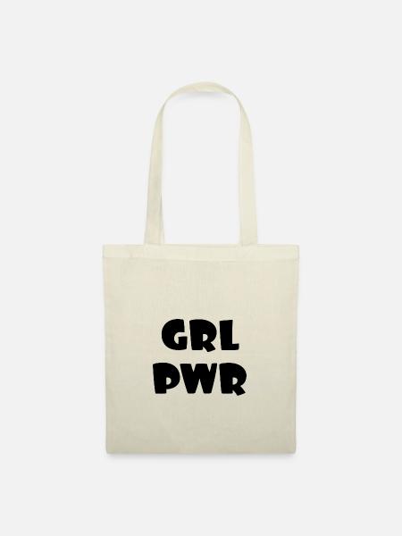 GirlPower - Stoffbeutel - Natur