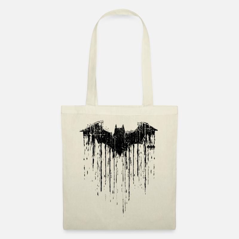 DC Comics Batman Fledermaus Used Look - Stoffbeutel - Natur