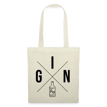 X Gin Dry - noir - Sac en tissu - nature - Devant