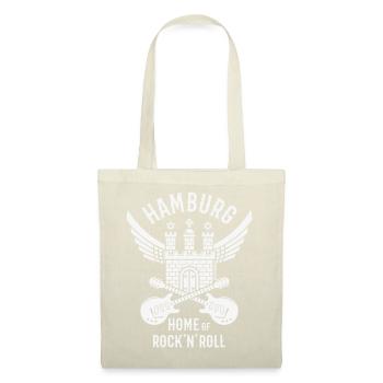 Hambourg – Foyer du Rock 'n' Roll (Rocker / Blanc) - Sac en tissu - nature - Devant