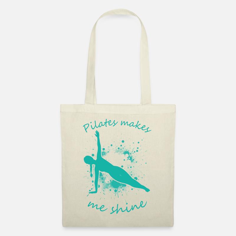 Pilates lässt mich strahlen - Stoffbeutel - Natur